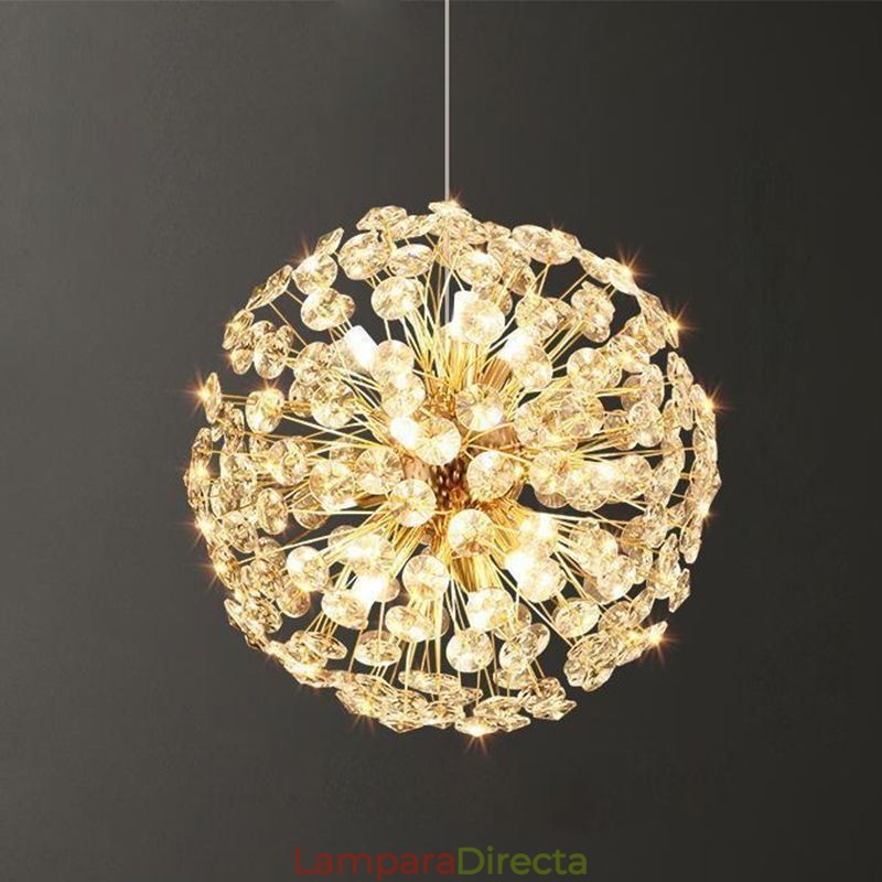 Lámpara de techo moderna minimalista de hierro galvanizado con forma de flor de sol