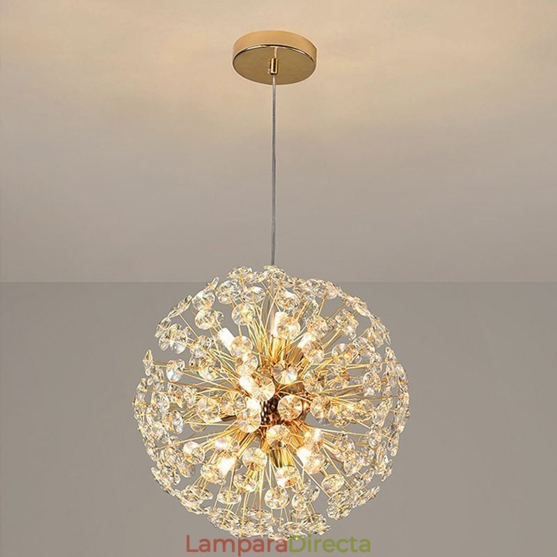 Lámpara de techo moderna minimalista de hierro galvanizado con forma de flor de sol