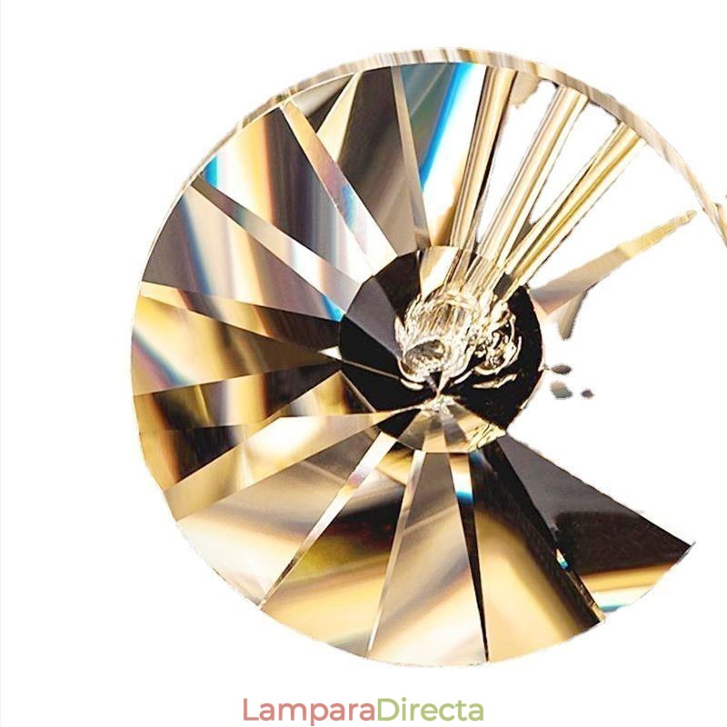 Lámpara de techo moderna minimalista de hierro galvanizado con forma de flor de sol