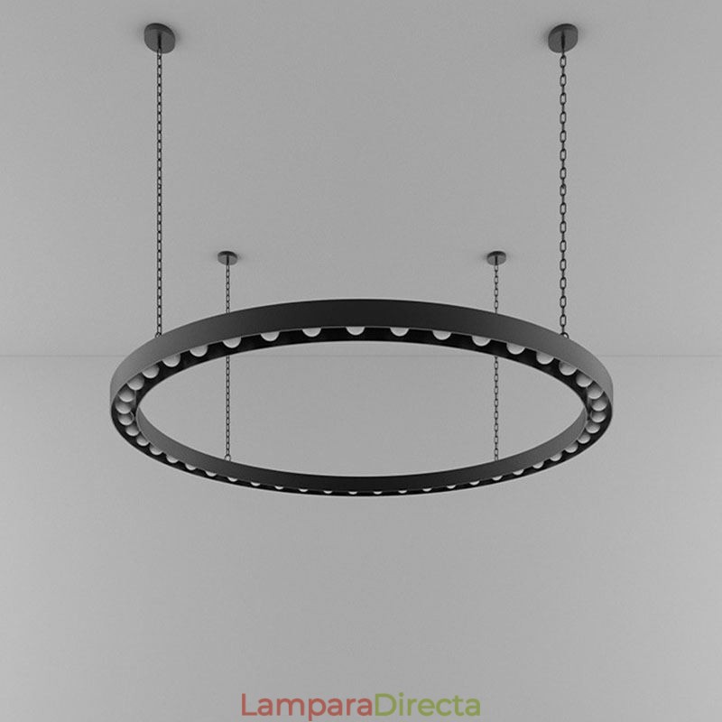 Lámpara colgante americana de hierro forjado retro con decoración de techo