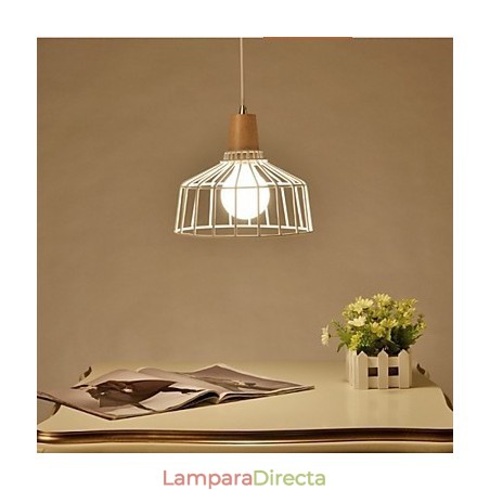 Iluminación de araña de metal sencilla