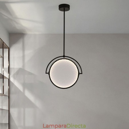 Lámpara colgante nórdica creativa con anillo de hierro forjado para techo Lámpara colgante nórdica creativa con anillo de hierro forjado para techo