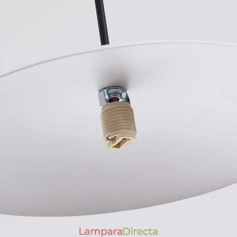Lámpara de techo nórdica creativa con disco G9 de hierro forjado