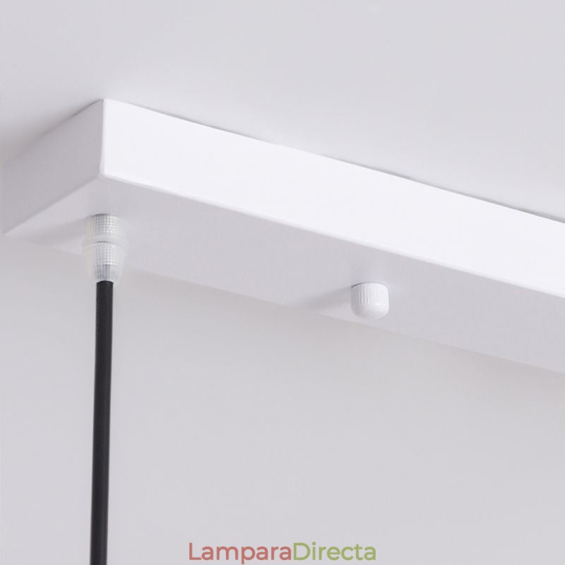 Lámpara colgante nórdica creativa de hierro forjado G9 con ondas.