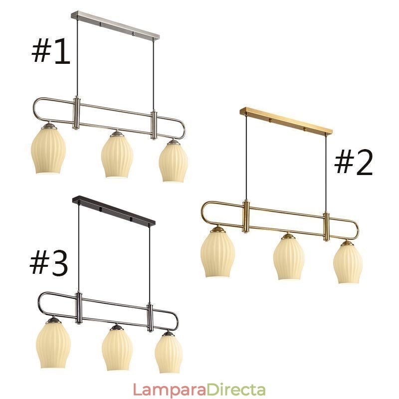 Lámpara colgante nórdica de hierro forjado con diseño creativo de estambre