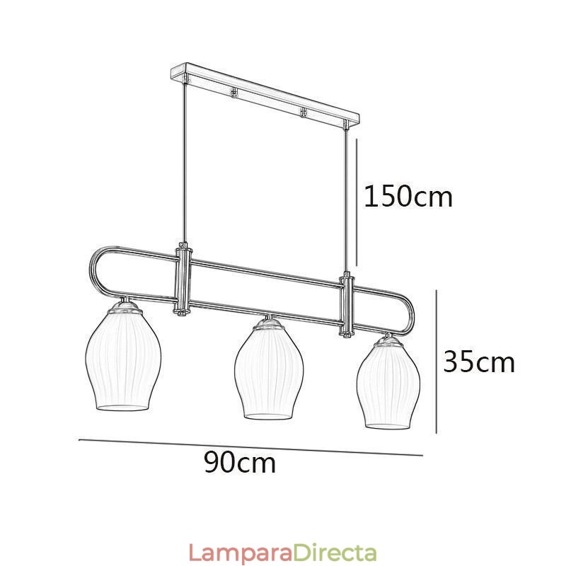 Lámpara colgante nórdica de hierro forjado con diseño creativo de estambre