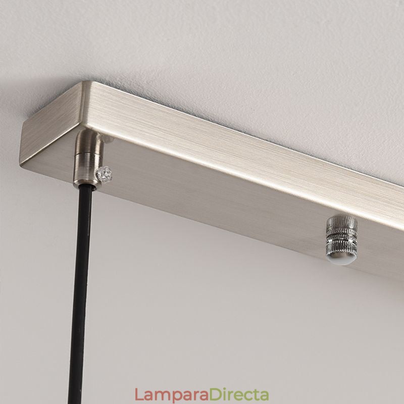Lámpara colgante nórdica de hierro forjado con diseño creativo de estambre