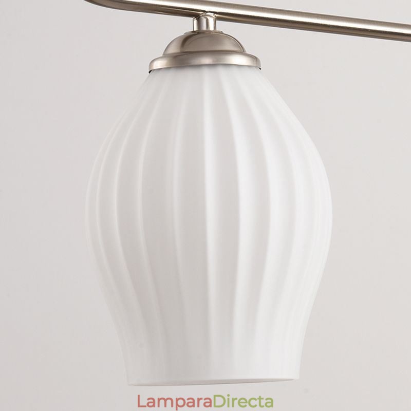 Lámpara colgante nórdica de hierro forjado con diseño creativo de estambre