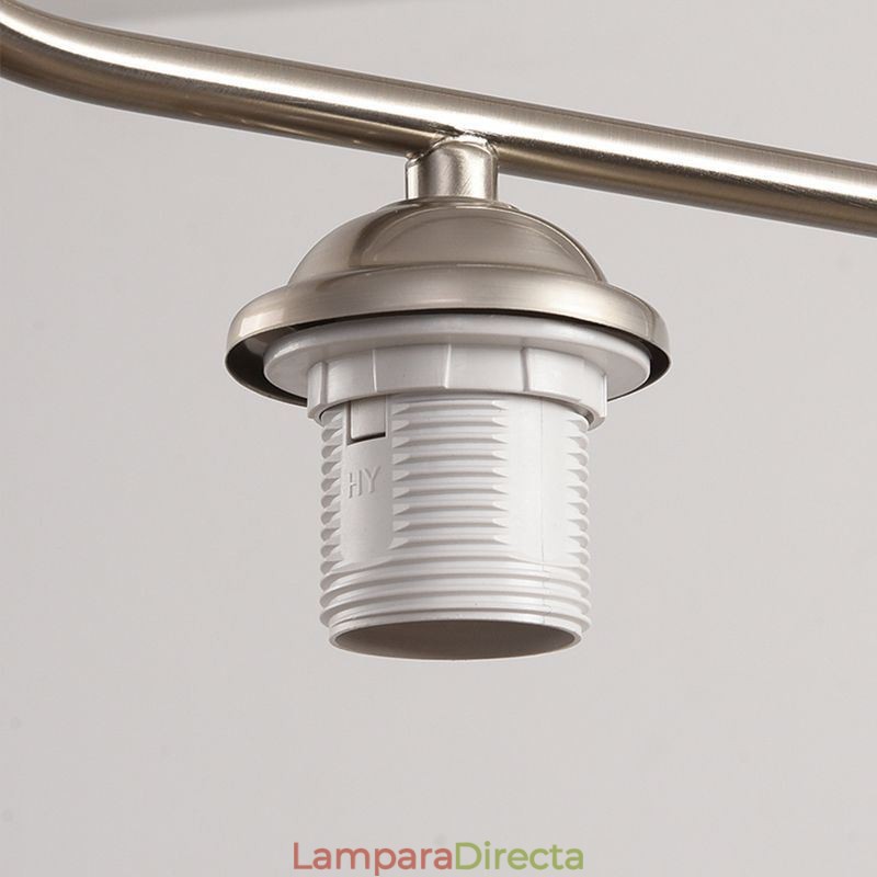 Lámpara colgante nórdica de hierro forjado con diseño creativo de estambre