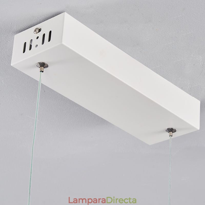 Lámpara colgante elegante de aluminio con ondas artísticas para el techo