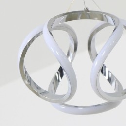 Lámpara colgante de aluminio con diseño de calabaza pequeña