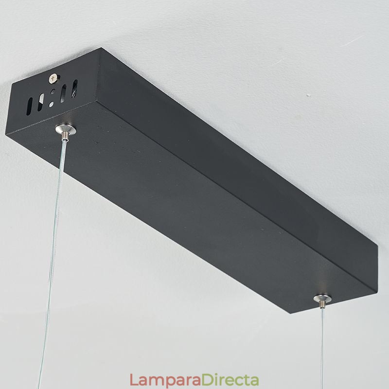Lámpara colgante sencilla de aluminio con lazo artístico para el techo