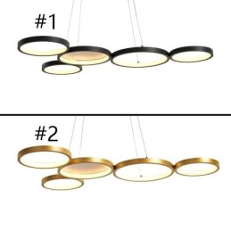 Lámpara colgante elegante de aluminio para techo artístico