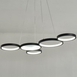 Lámpara colgante elegante de aluminio para techo artístico