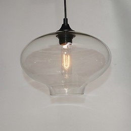 Lámpara colgante con diseño de burbujas, 1 luz, minimalista, de hierro pintado