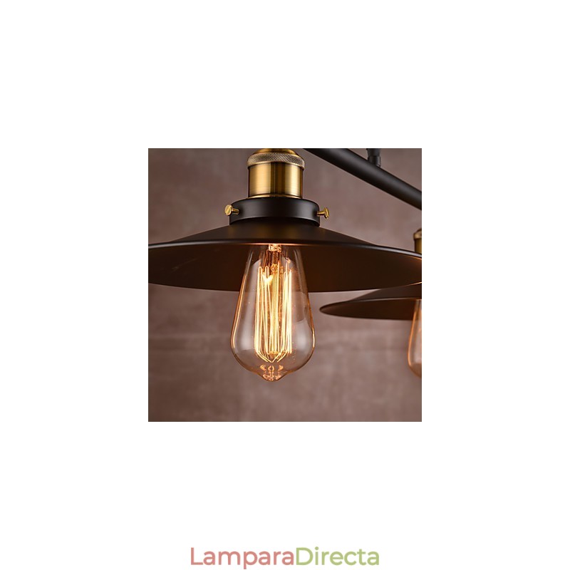 Lámpara de araña de metal moderna de estilo mini contemporáneo