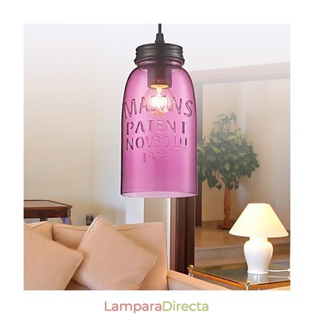 Lámpara colgante moderna de cristal de 1 luz con diseño de burbujas transparentes Lámpara colgante moderna de cristal de 1 luz con diseño de burbujas transparentes