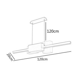 Lámpara colgante de tira minimalista, moderna y creativa.
