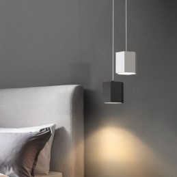 Lámpara colgante hexagonal moderna y sencilla