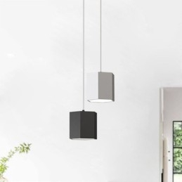 Lámpara colgante hexagonal moderna y sencilla