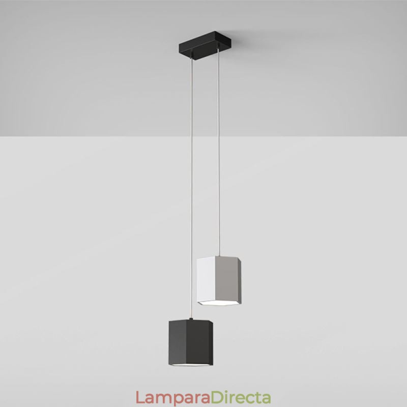 Lámpara colgante hexagonal moderna y sencilla