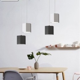 Lámpara colgante hexagonal moderna y sencilla