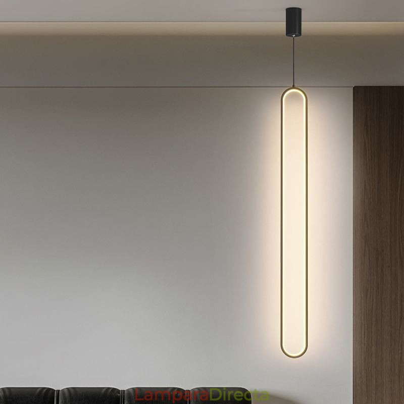 Lámpara colgante moderna minimalista ovalada