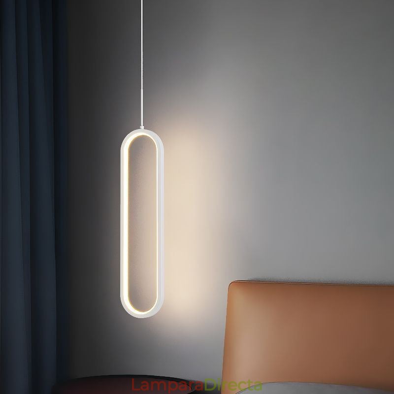 Lámpara colgante moderna minimalista ovalada