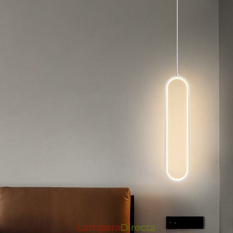 Lámpara colgante moderna minimalista ovalada