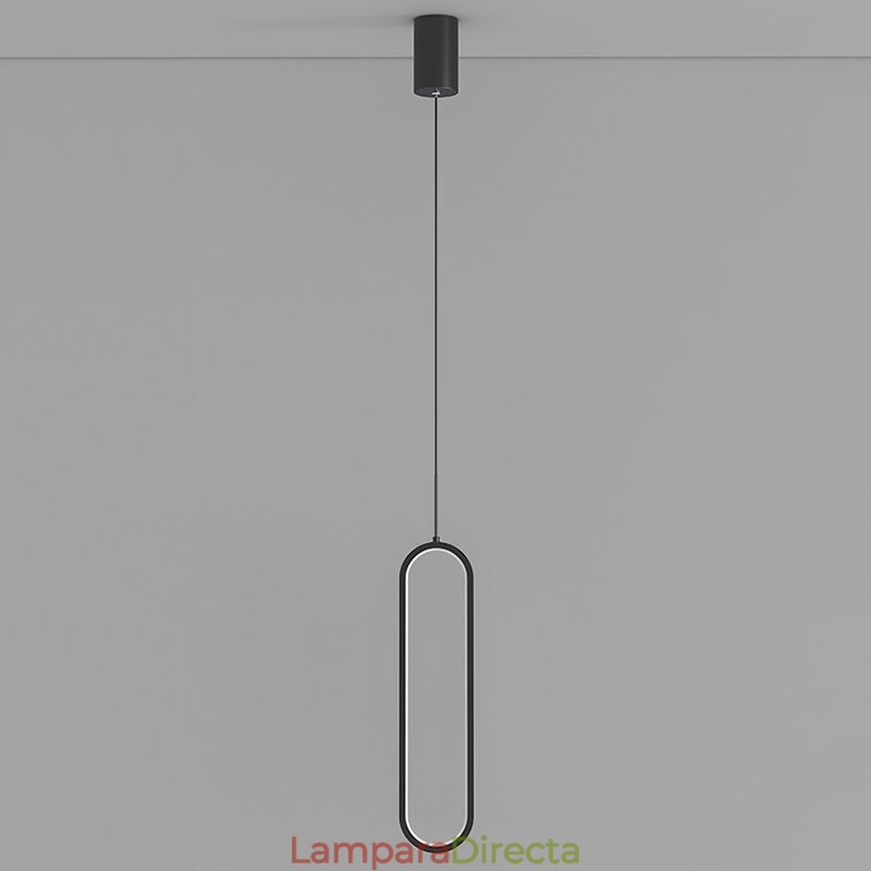 Lámpara colgante moderna minimalista ovalada