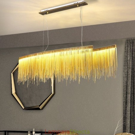 Lámpara colgante moderna con borlas creativas para cafetería Lámpara colgante moderna con borlas creativas para cafetería