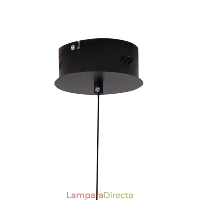 Lámpara colgante moderna con tira negra regulable