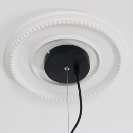 Lámpara de araña de hierro moderna, lámpara colgante de hierro simple