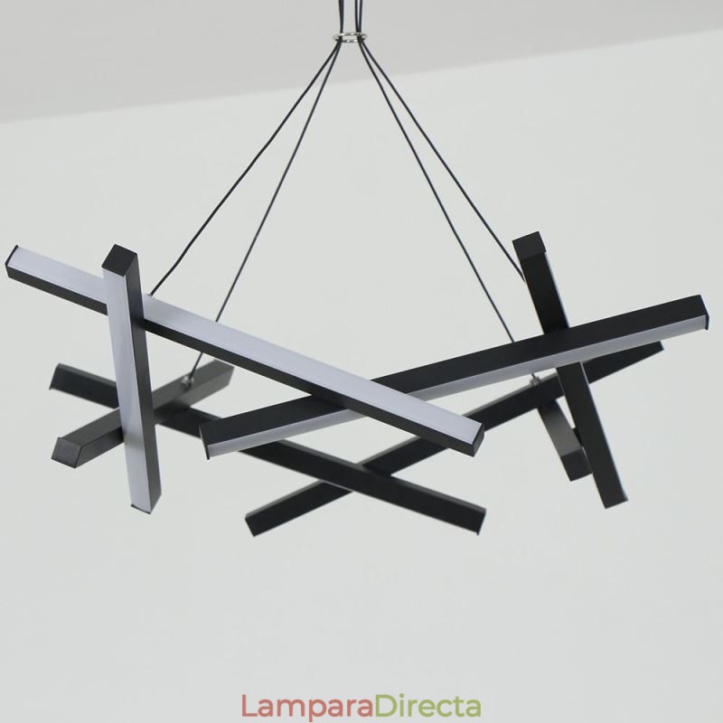 Lámpara colgante de rama de árbol nórdica de araña posmoderna