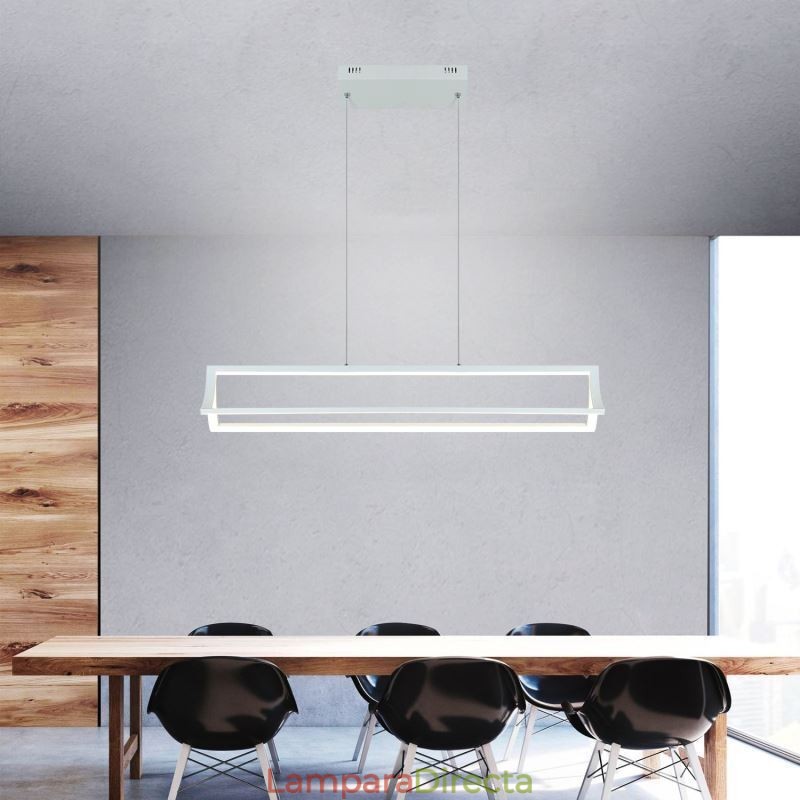 Lámpara colgante moderna con forma de libro, iluminación para sala de estar