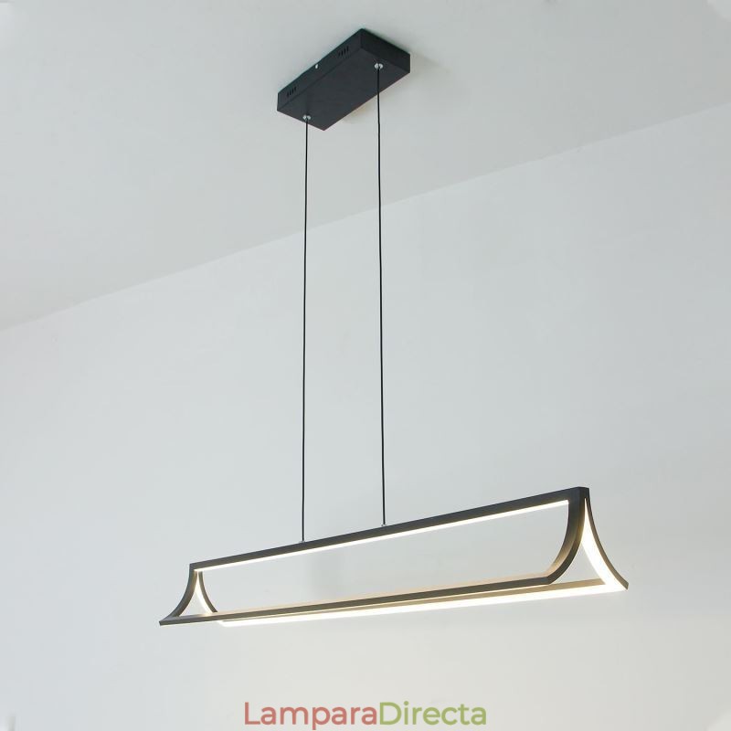 Lámpara colgante moderna con forma de libro, iluminación para sala de estar