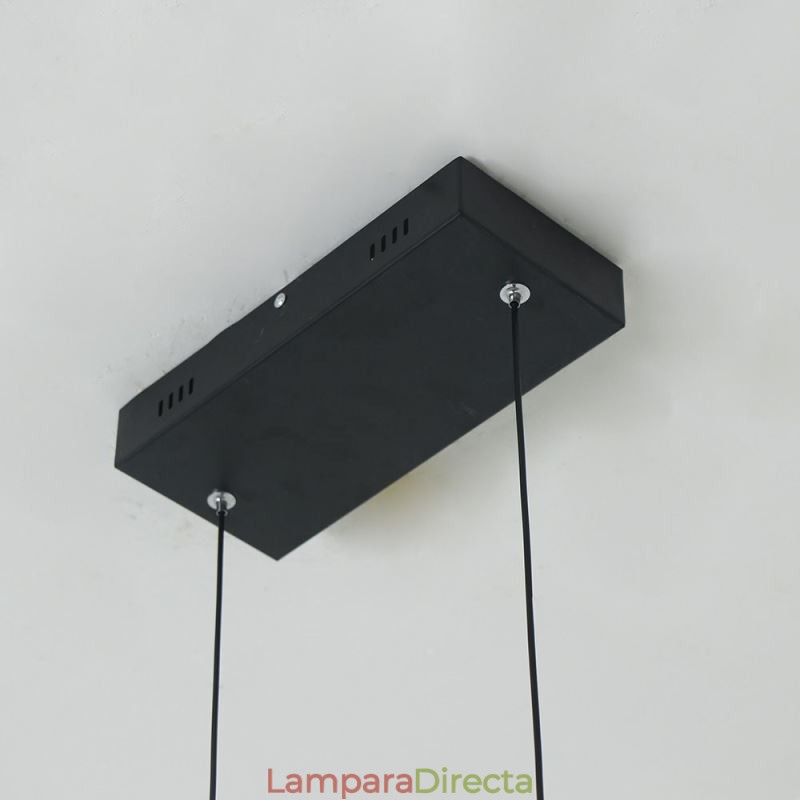 Lámpara colgante moderna con forma de libro, iluminación para sala de estar