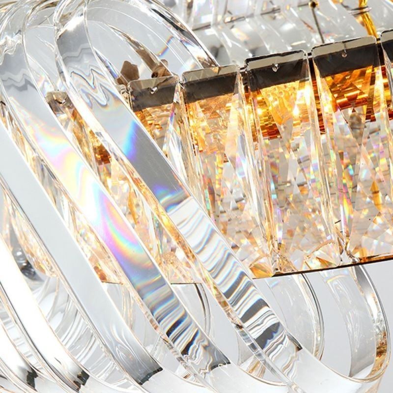 Lámpara colgante de cristal de lujo estilo europeo