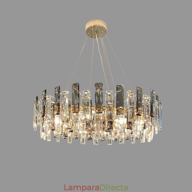 Lámpara colgante de cristal de lujo de estilo europeo