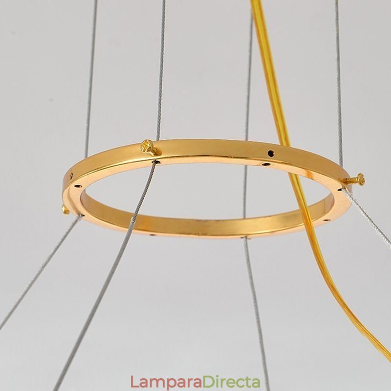 Lámparas de araña modernas de cristal con forma de concha para comedor