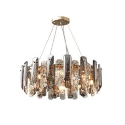 Lámpara colgante de cristal europea de lujo