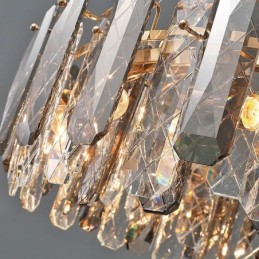 Lámpara colgante de cristal europea de lujo