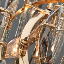 Lámpara colgante de cristal europea de lujo