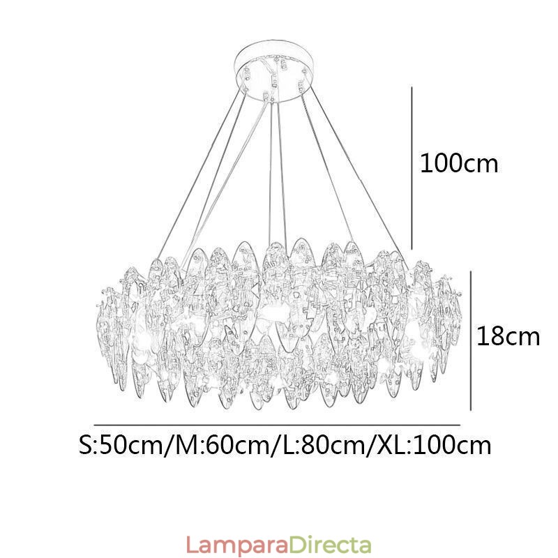 Lámpara colgante minimalista moderna de lujo posmoderna