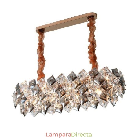 Lámpara de araña de cristal europea, luz creativa, iluminación colgante de lujo Lámpara de araña de cristal europea, luz creativa, iluminación colgante de lujo