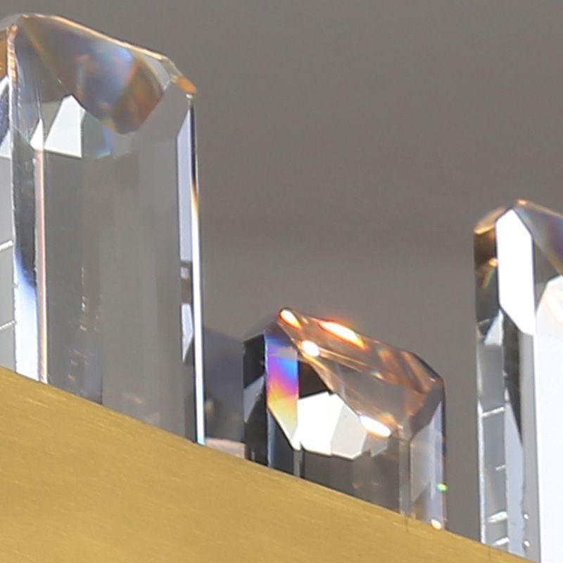 Lámpara colgante de cristal de lujo de estilo europeo para sala de estar