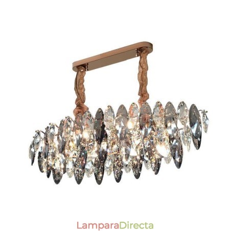 Lámpara colgante de lujo ligera para decoración del hogar, lámpara de araña de cristal para sala de estar Lámpara colgante de lujo ligera para decoración del hogar, lámpara de araña de cristal para sala de estar