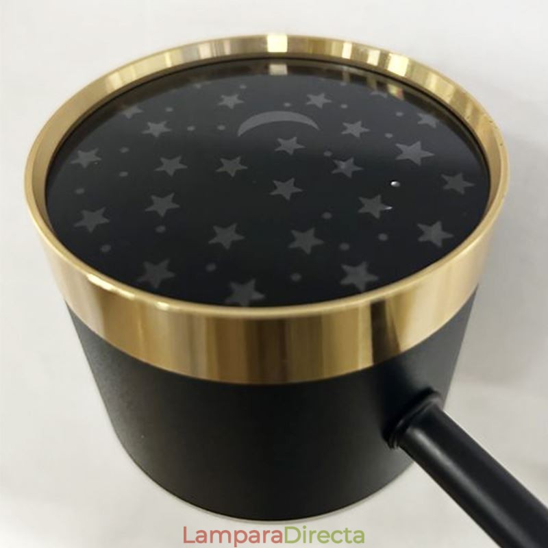 Lámpara colgante con proyección de estrellas