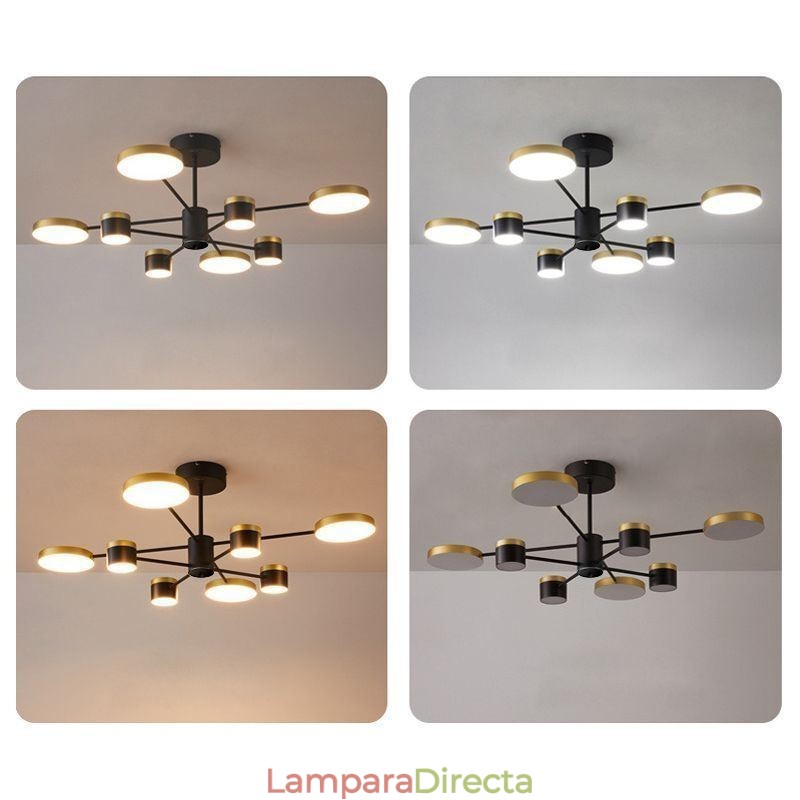 Lámpara colgante con proyección de estrellas