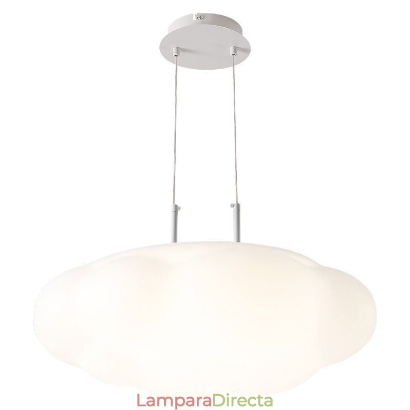 Lámpara colgante creativa de nube blanca